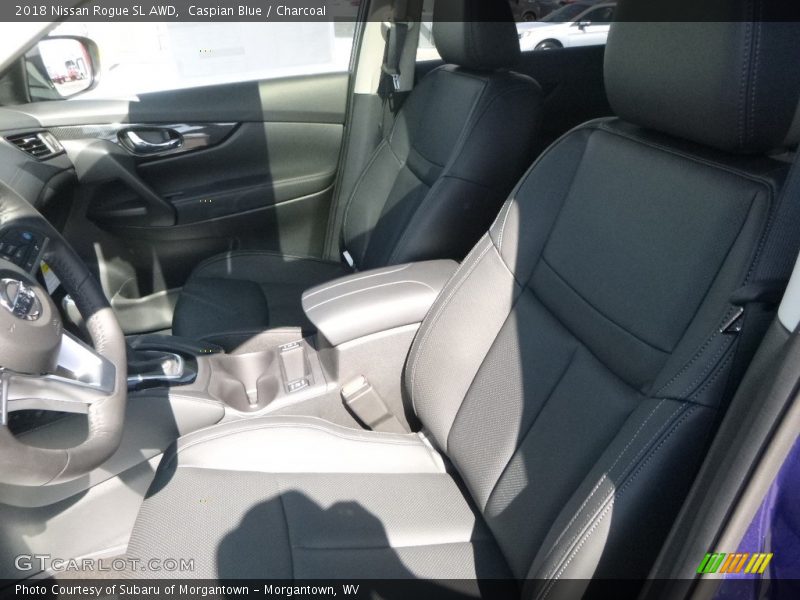 Caspian Blue / Charcoal 2018 Nissan Rogue SL AWD