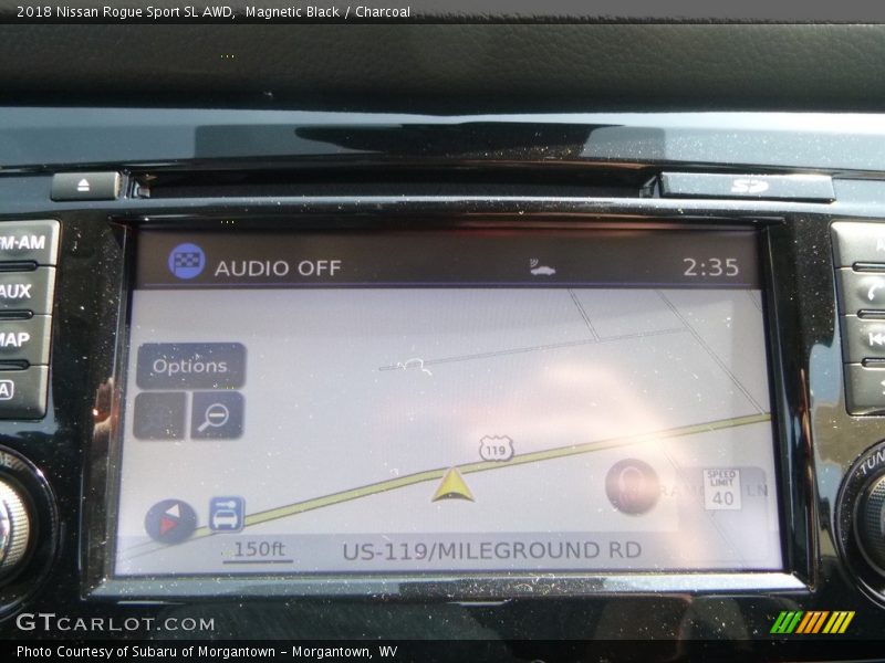 Navigation of 2018 Rogue Sport SL AWD