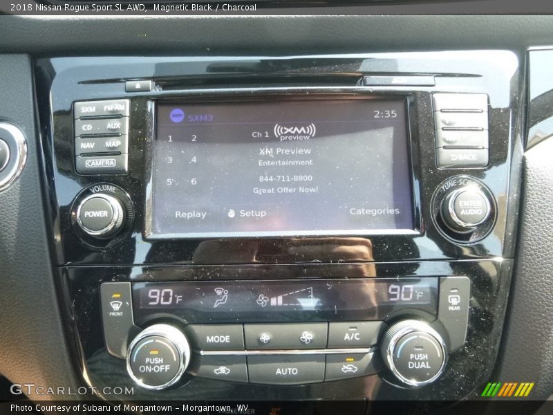Controls of 2018 Rogue Sport SL AWD