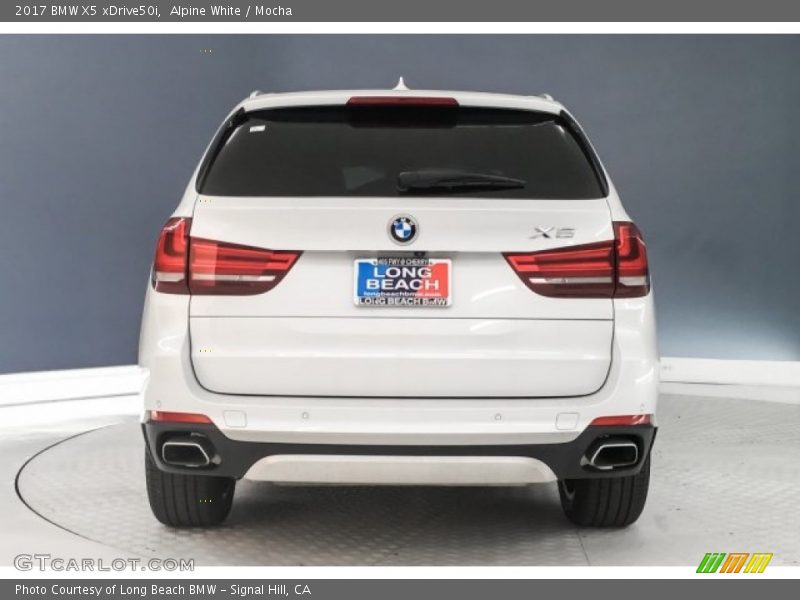 Alpine White / Mocha 2017 BMW X5 xDrive50i