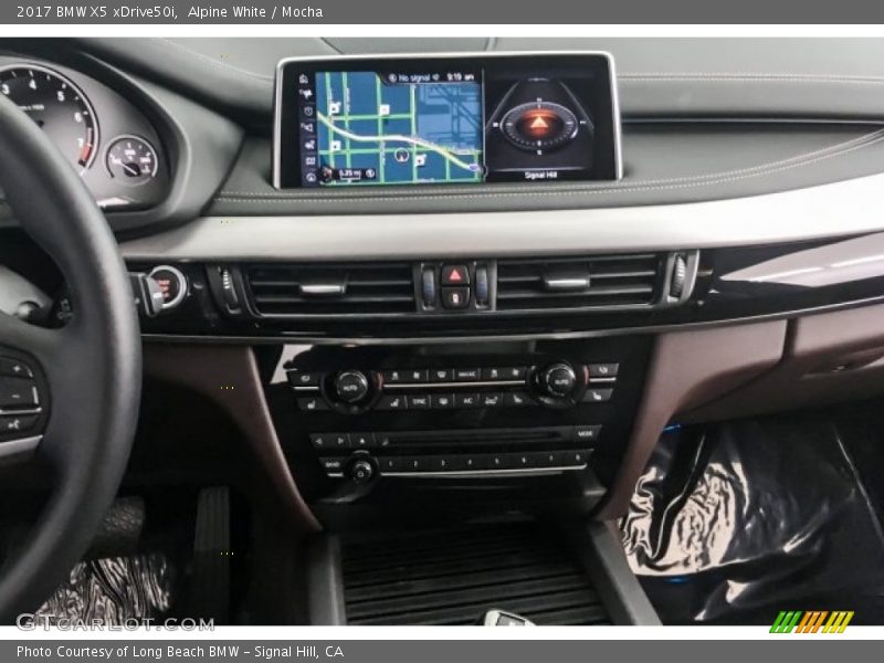 Alpine White / Mocha 2017 BMW X5 xDrive50i