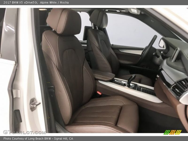 Alpine White / Mocha 2017 BMW X5 xDrive50i