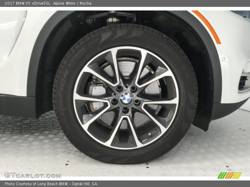 Alpine White / Mocha 2017 BMW X5 xDrive50i