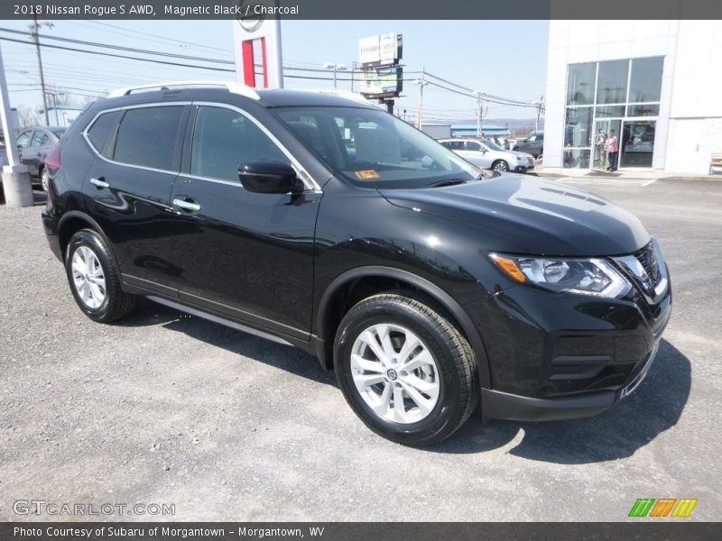 Magnetic Black / Charcoal 2018 Nissan Rogue S AWD