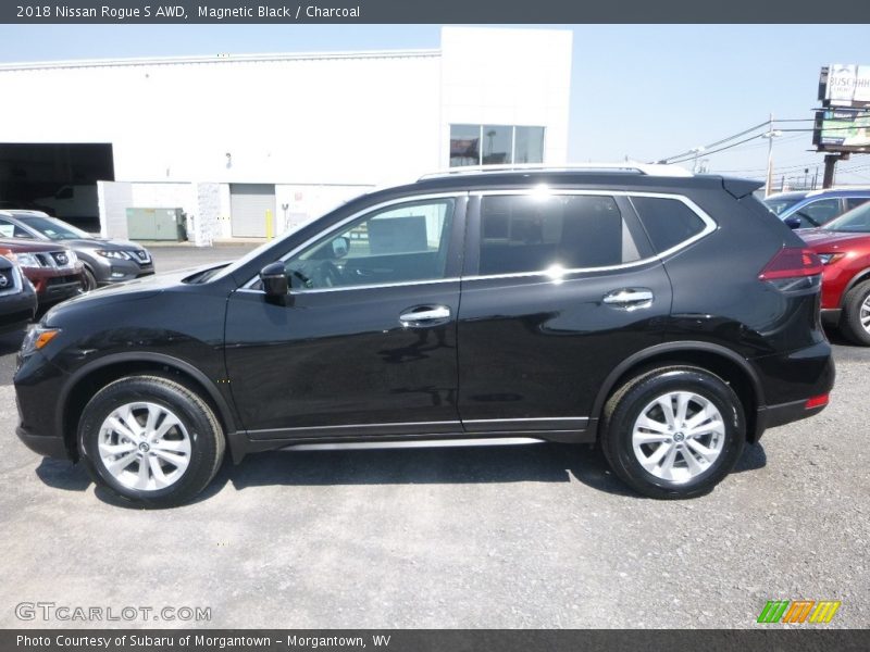 Magnetic Black / Charcoal 2018 Nissan Rogue S AWD