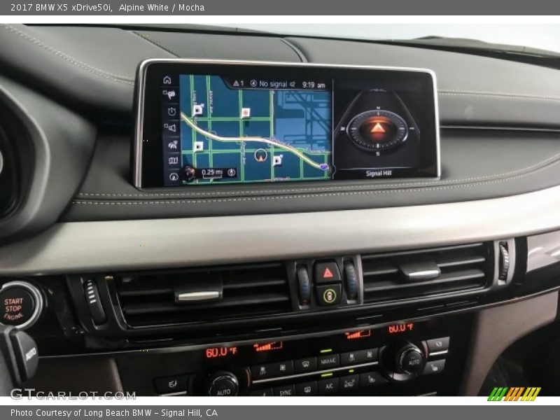 Alpine White / Mocha 2017 BMW X5 xDrive50i