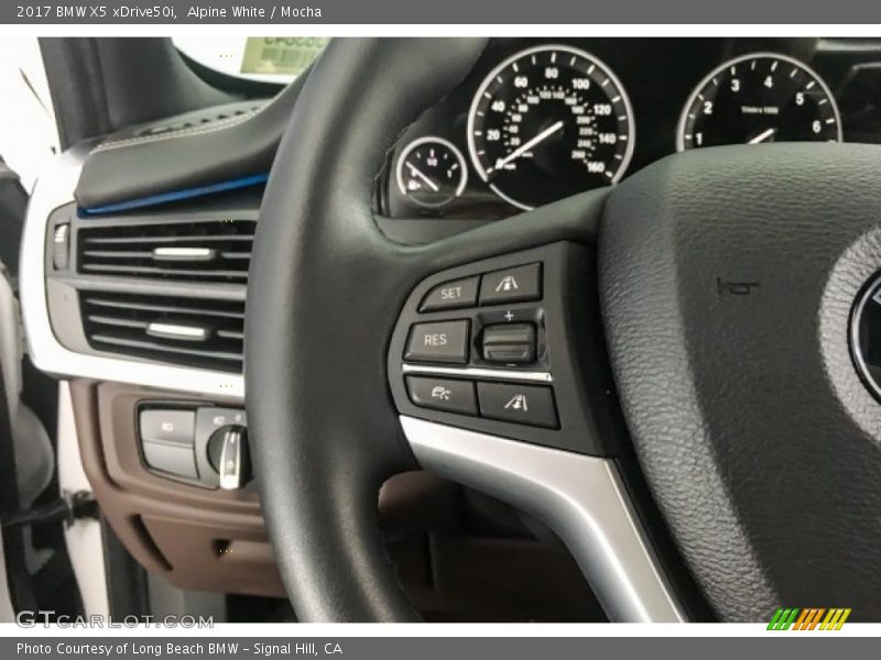 Alpine White / Mocha 2017 BMW X5 xDrive50i