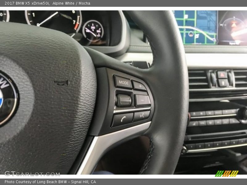 Alpine White / Mocha 2017 BMW X5 xDrive50i