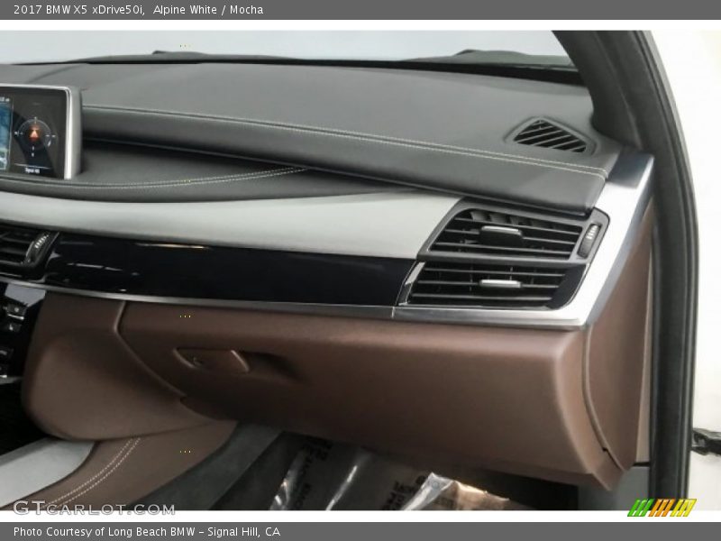Alpine White / Mocha 2017 BMW X5 xDrive50i
