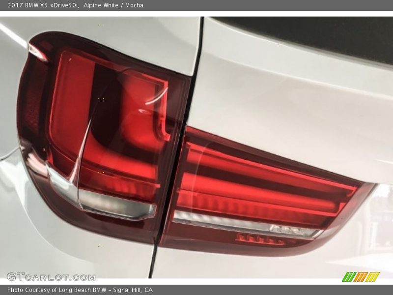 Alpine White / Mocha 2017 BMW X5 xDrive50i