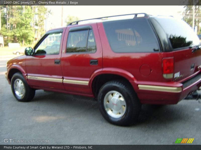 Cherry Red Metallic / Beige 1997 GMC Jimmy SLT