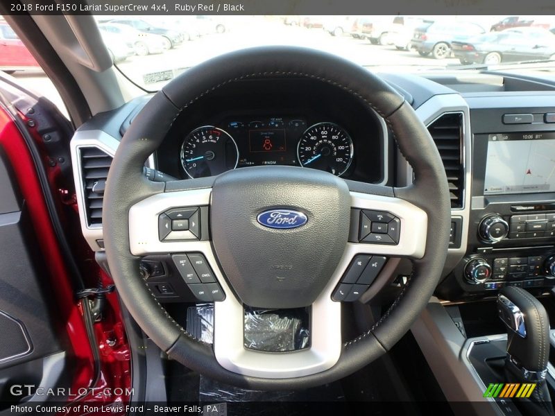 Ruby Red / Black 2018 Ford F150 Lariat SuperCrew 4x4