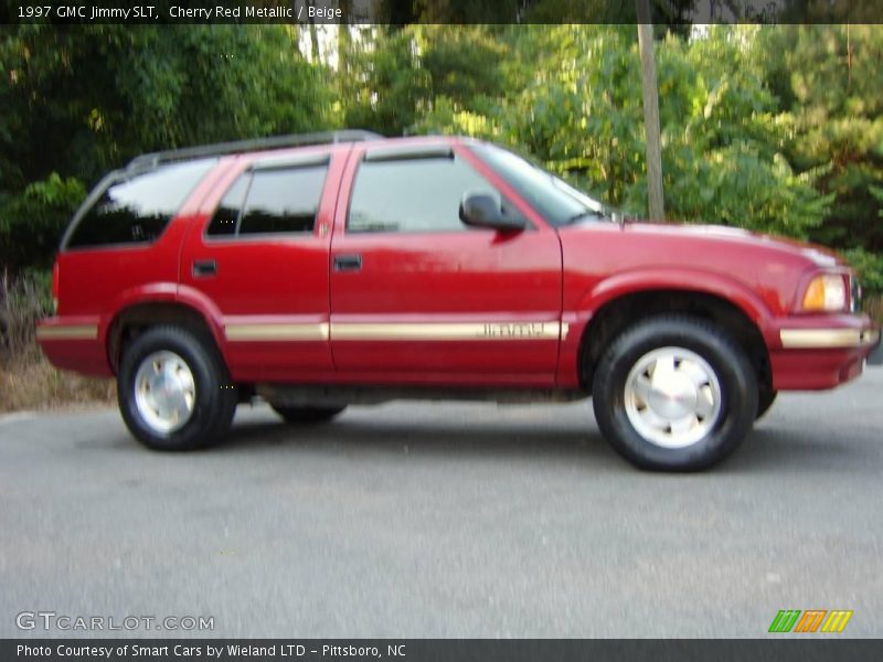 Cherry Red Metallic / Beige 1997 GMC Jimmy SLT