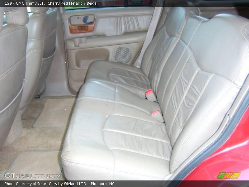 Cherry Red Metallic / Beige 1997 GMC Jimmy SLT