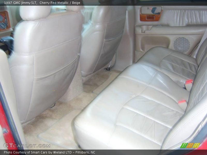 Cherry Red Metallic / Beige 1997 GMC Jimmy SLT