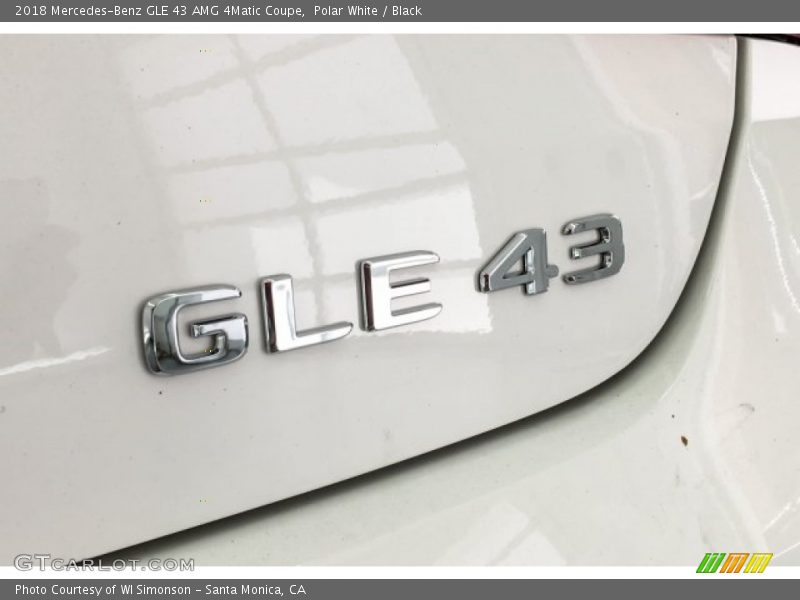 Polar White / Black 2018 Mercedes-Benz GLE 43 AMG 4Matic Coupe