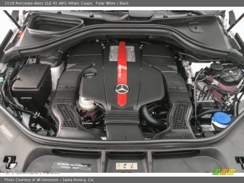 Polar White / Black 2018 Mercedes-Benz GLE 43 AMG 4Matic Coupe