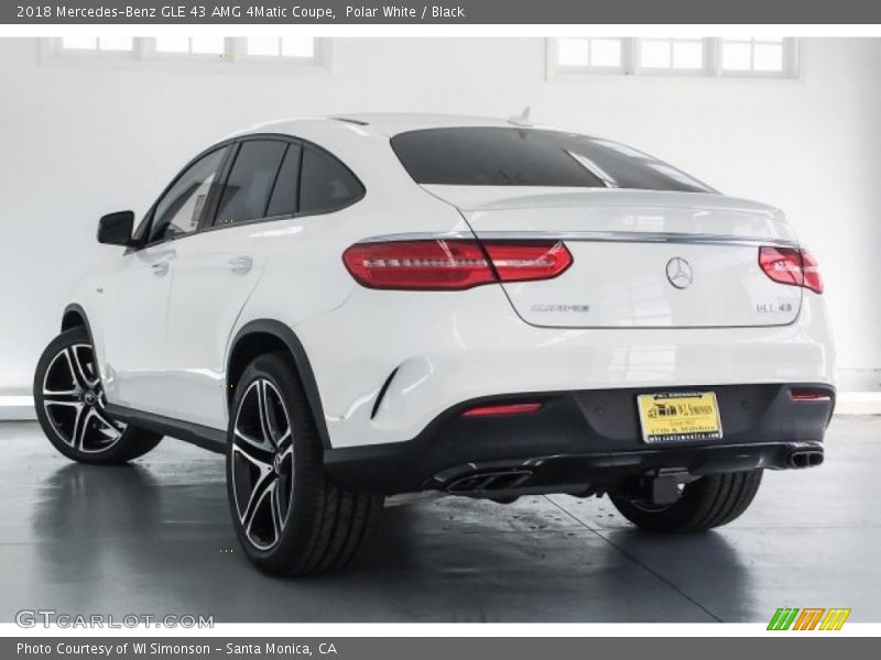 Polar White / Black 2018 Mercedes-Benz GLE 43 AMG 4Matic Coupe