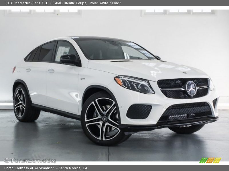 Polar White / Black 2018 Mercedes-Benz GLE 43 AMG 4Matic Coupe