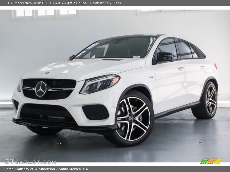 Polar White / Black 2018 Mercedes-Benz GLE 43 AMG 4Matic Coupe
