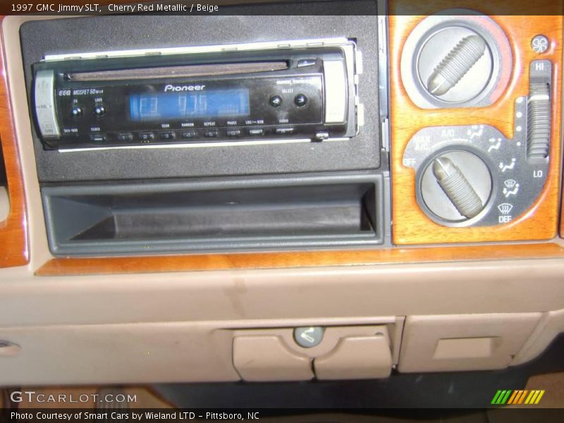 Cherry Red Metallic / Beige 1997 GMC Jimmy SLT