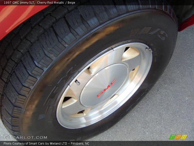 Cherry Red Metallic / Beige 1997 GMC Jimmy SLT
