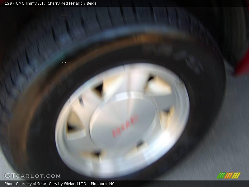Cherry Red Metallic / Beige 1997 GMC Jimmy SLT