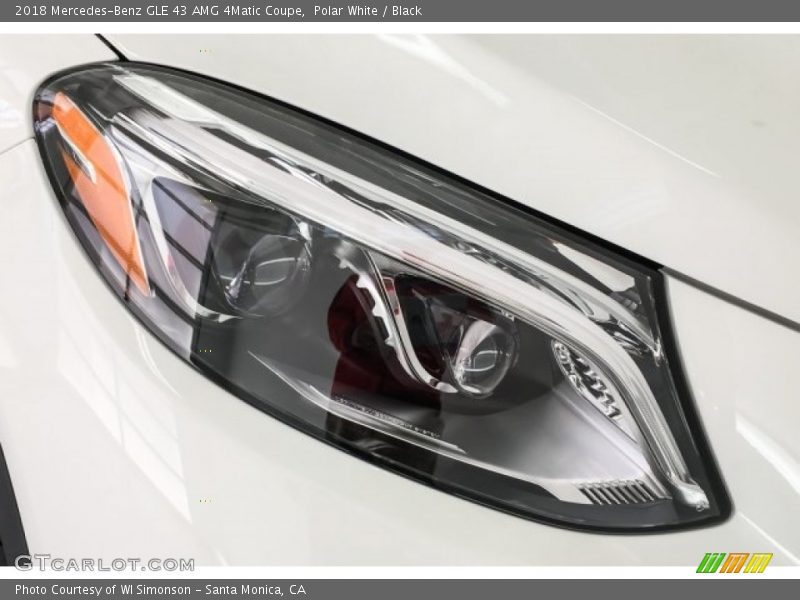 Polar White / Black 2018 Mercedes-Benz GLE 43 AMG 4Matic Coupe