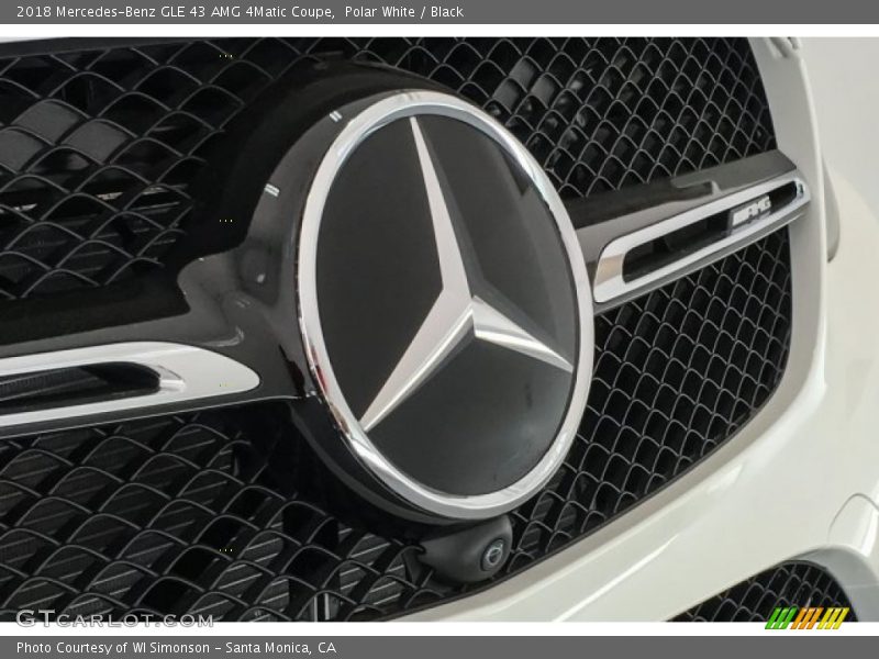 Polar White / Black 2018 Mercedes-Benz GLE 43 AMG 4Matic Coupe