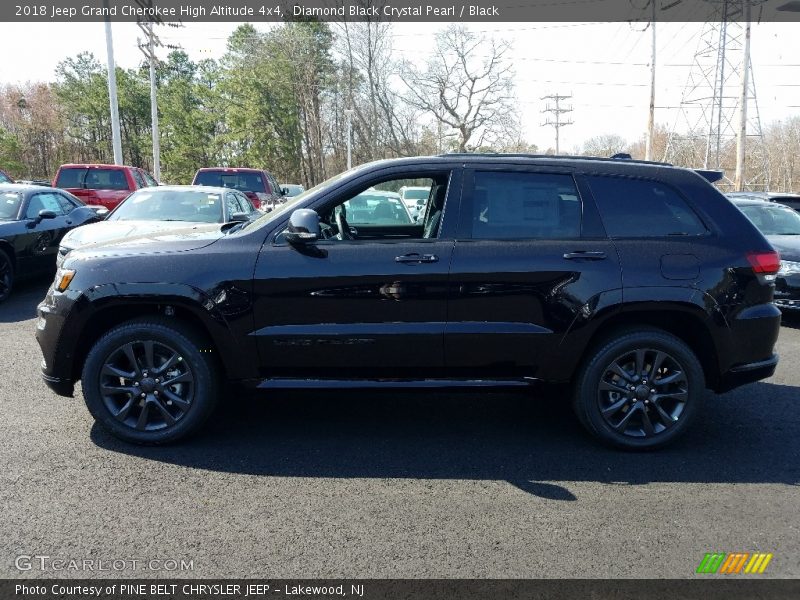 Diamond Black Crystal Pearl / Black 2018 Jeep Grand Cherokee High Altitude 4x4
