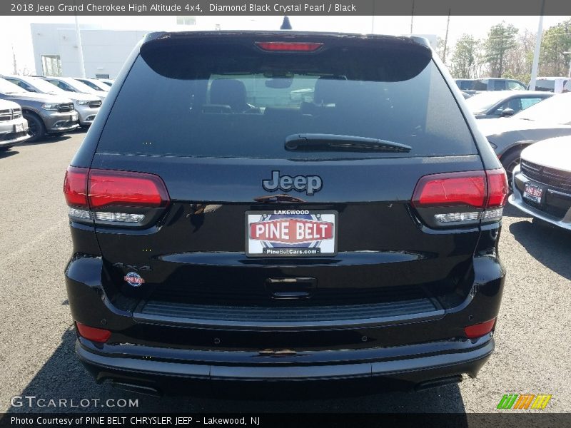 Diamond Black Crystal Pearl / Black 2018 Jeep Grand Cherokee High Altitude 4x4