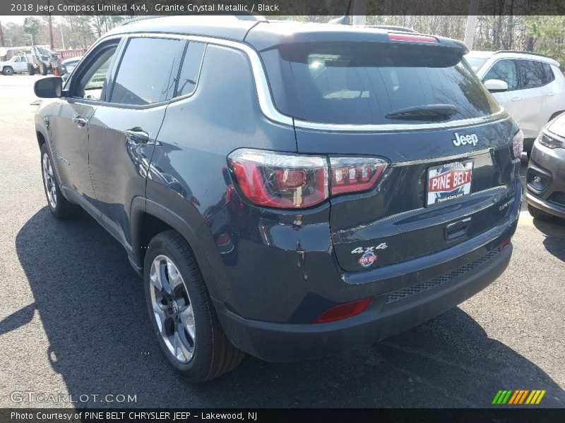 Granite Crystal Metallic / Black 2018 Jeep Compass Limited 4x4