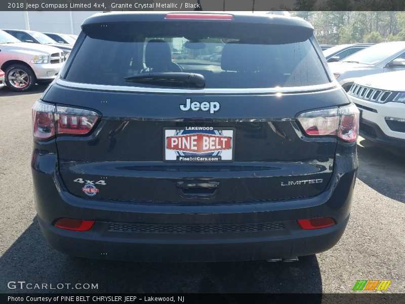 Granite Crystal Metallic / Black 2018 Jeep Compass Limited 4x4