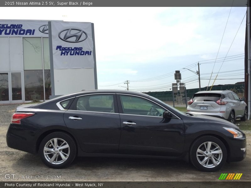 Super Black / Beige 2015 Nissan Altima 2.5 SV
