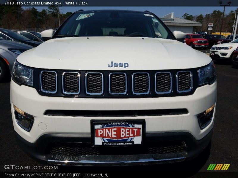 White / Black 2018 Jeep Compass Limited 4x4