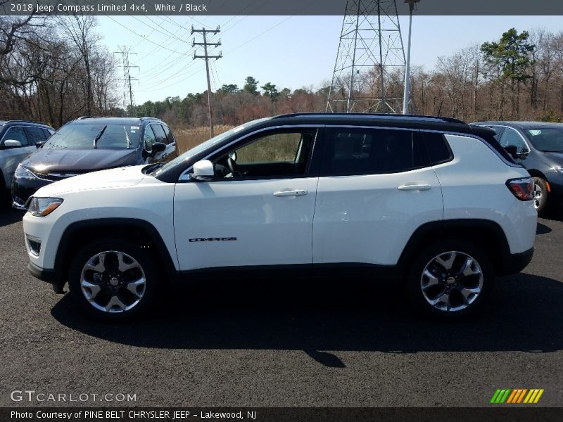 White / Black 2018 Jeep Compass Limited 4x4