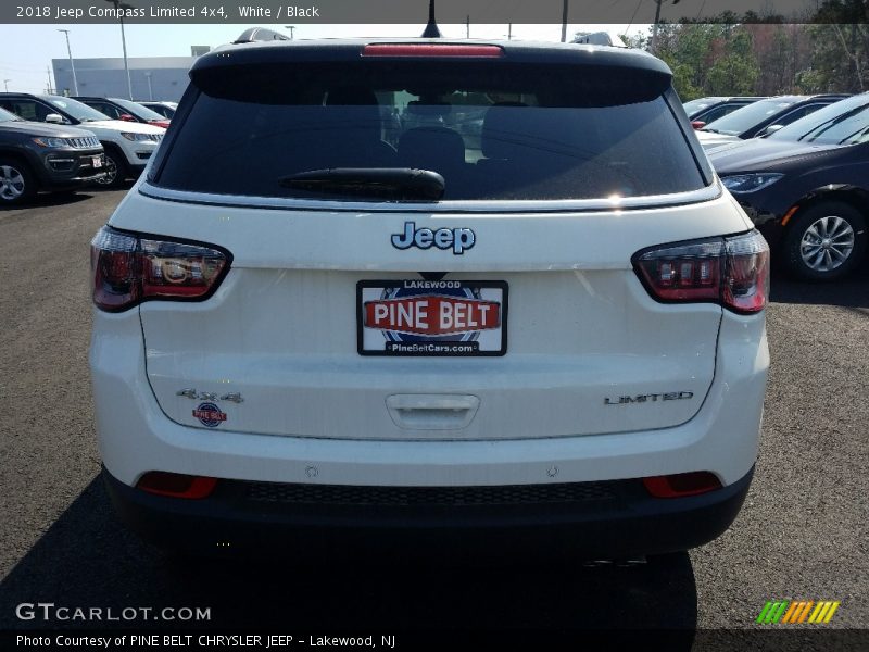 White / Black 2018 Jeep Compass Limited 4x4
