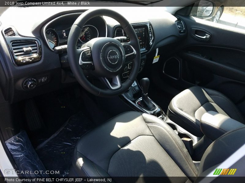 White / Black 2018 Jeep Compass Limited 4x4