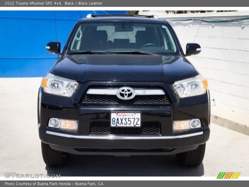 Black / Black Leather 2012 Toyota 4Runner SR5 4x4