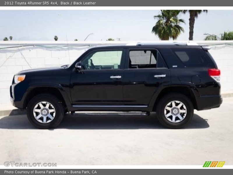 Black / Black Leather 2012 Toyota 4Runner SR5 4x4