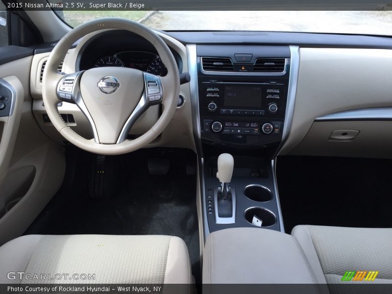 Super Black / Beige 2015 Nissan Altima 2.5 SV