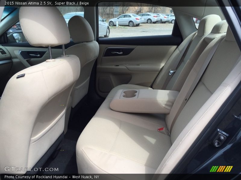 Super Black / Beige 2015 Nissan Altima 2.5 SV