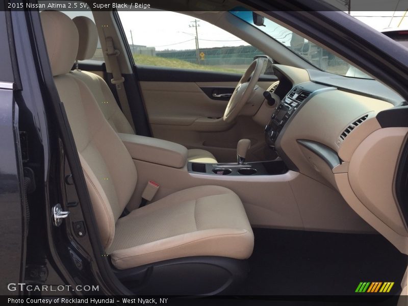 Super Black / Beige 2015 Nissan Altima 2.5 SV