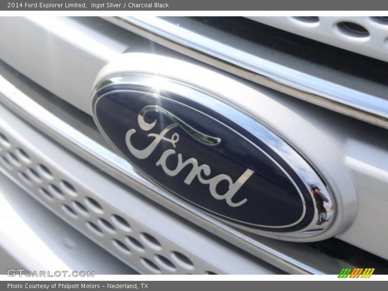 Ingot Silver / Charcoal Black 2014 Ford Explorer Limited