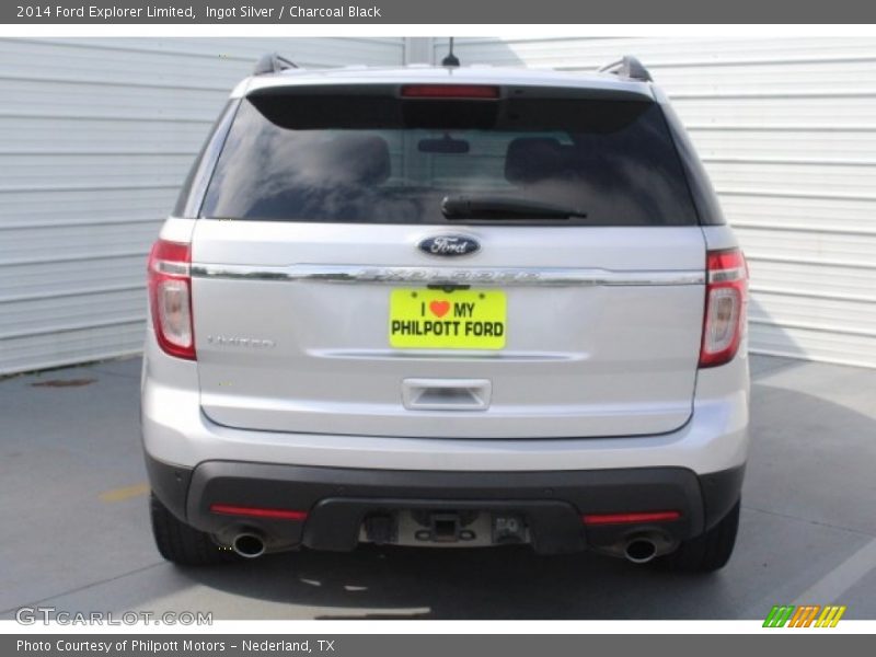 Ingot Silver / Charcoal Black 2014 Ford Explorer Limited