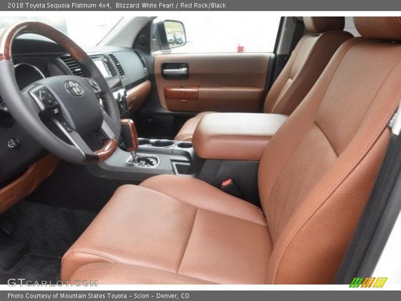 Front Seat of 2018 Sequoia Platinum 4x4