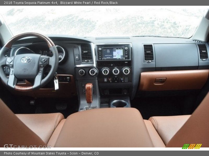 Dashboard of 2018 Sequoia Platinum 4x4