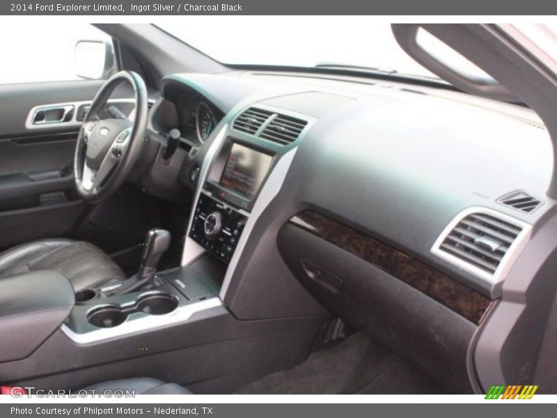 Ingot Silver / Charcoal Black 2014 Ford Explorer Limited