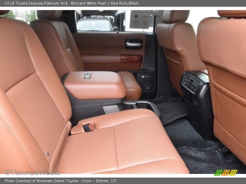 Rear Seat of 2018 Sequoia Platinum 4x4