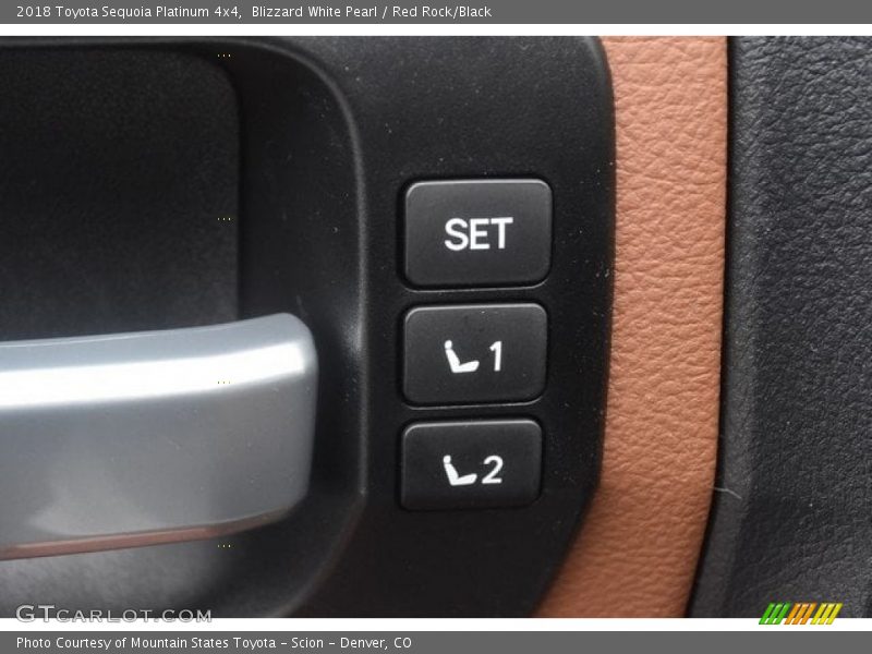 Controls of 2018 Sequoia Platinum 4x4